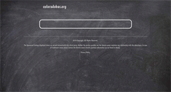 Desktop Screenshot of coloradobar.org